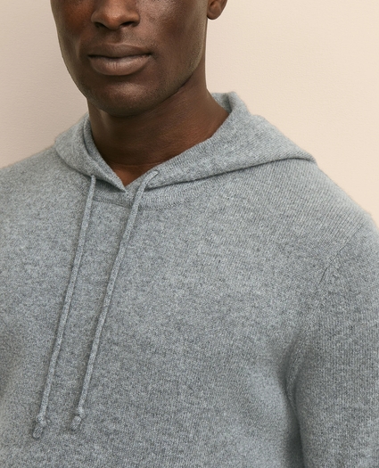 3-Ply Cashmere Hoodie Sweater, image 3
