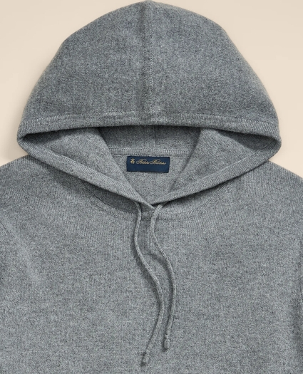 3-Ply Cashmere Hoodie Sweater, image 5