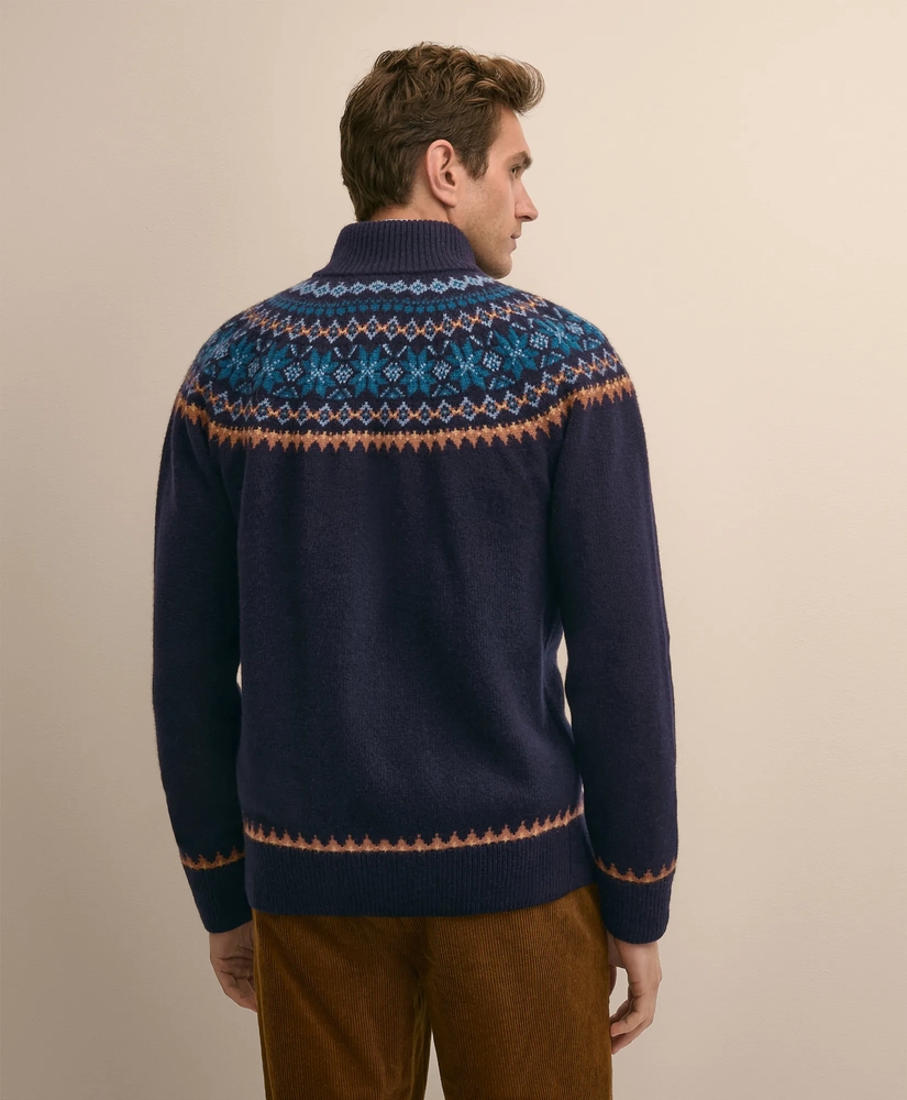 Wool-Alpaca Fair Isle Cardigan, image 4