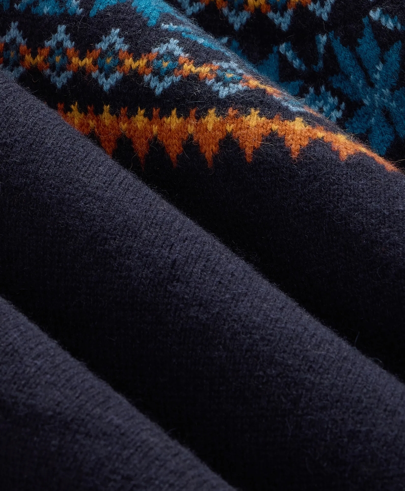 Wool-Alpaca Fair Isle Cardigan, image 6