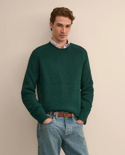 Supima&reg; Cotton English Rib Sweater