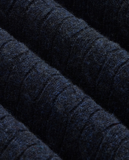 Shetland Wool Cable Knit Sweater, image 3