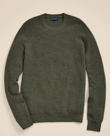Cashmere Waffle-Knit Sweater