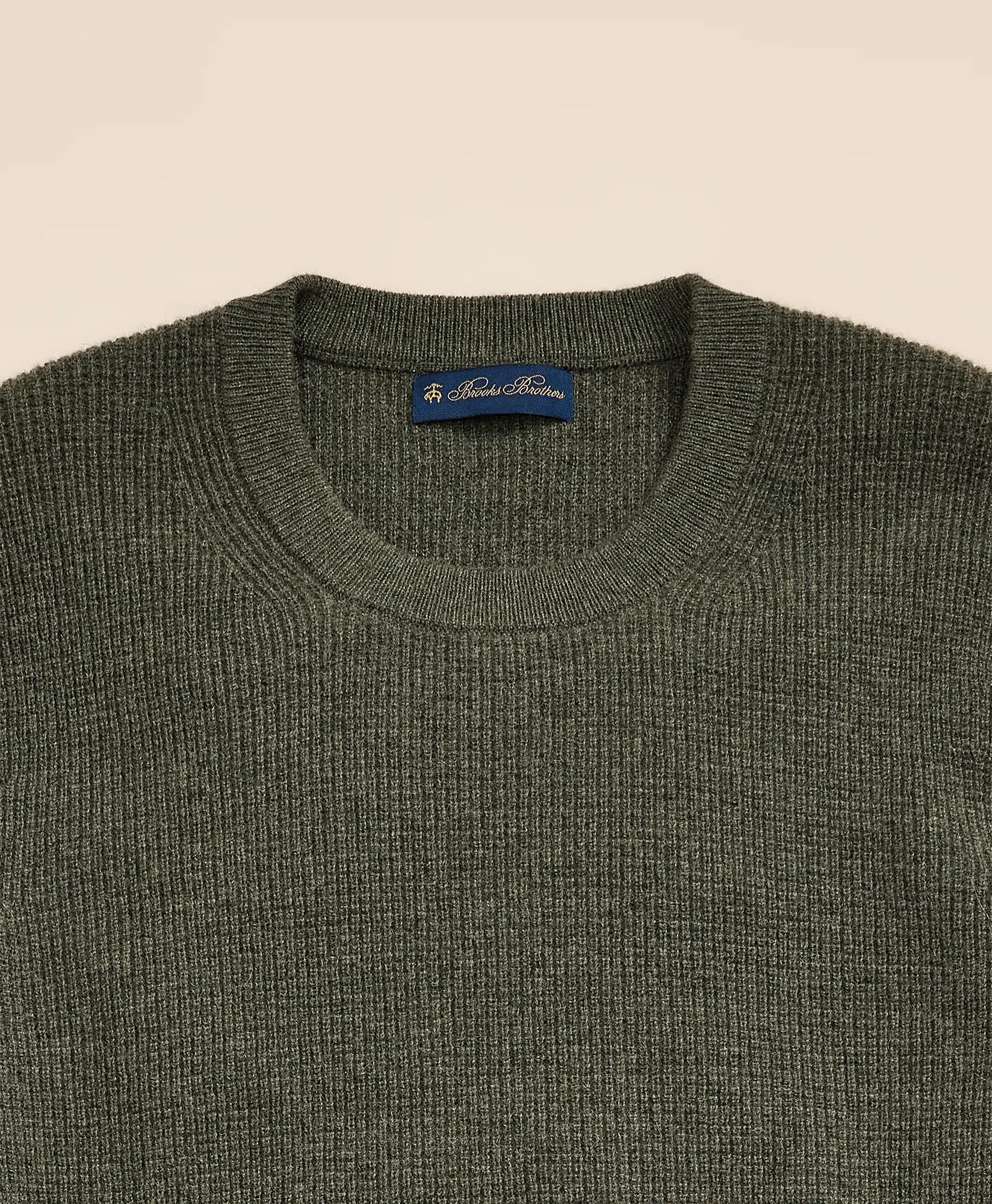 Cashmere Waffle-Knit Sweater, image 2