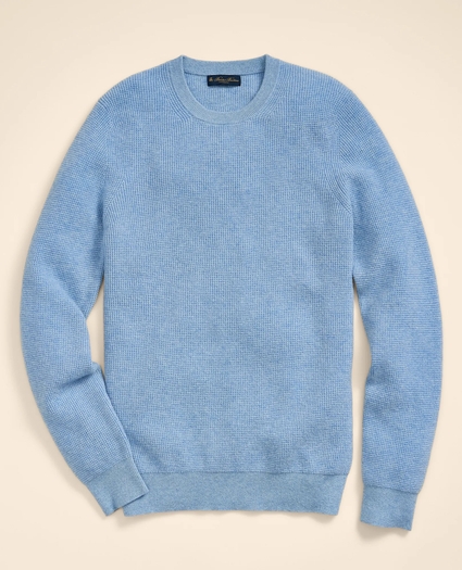 Cashmere Waffle-Knit Sweater