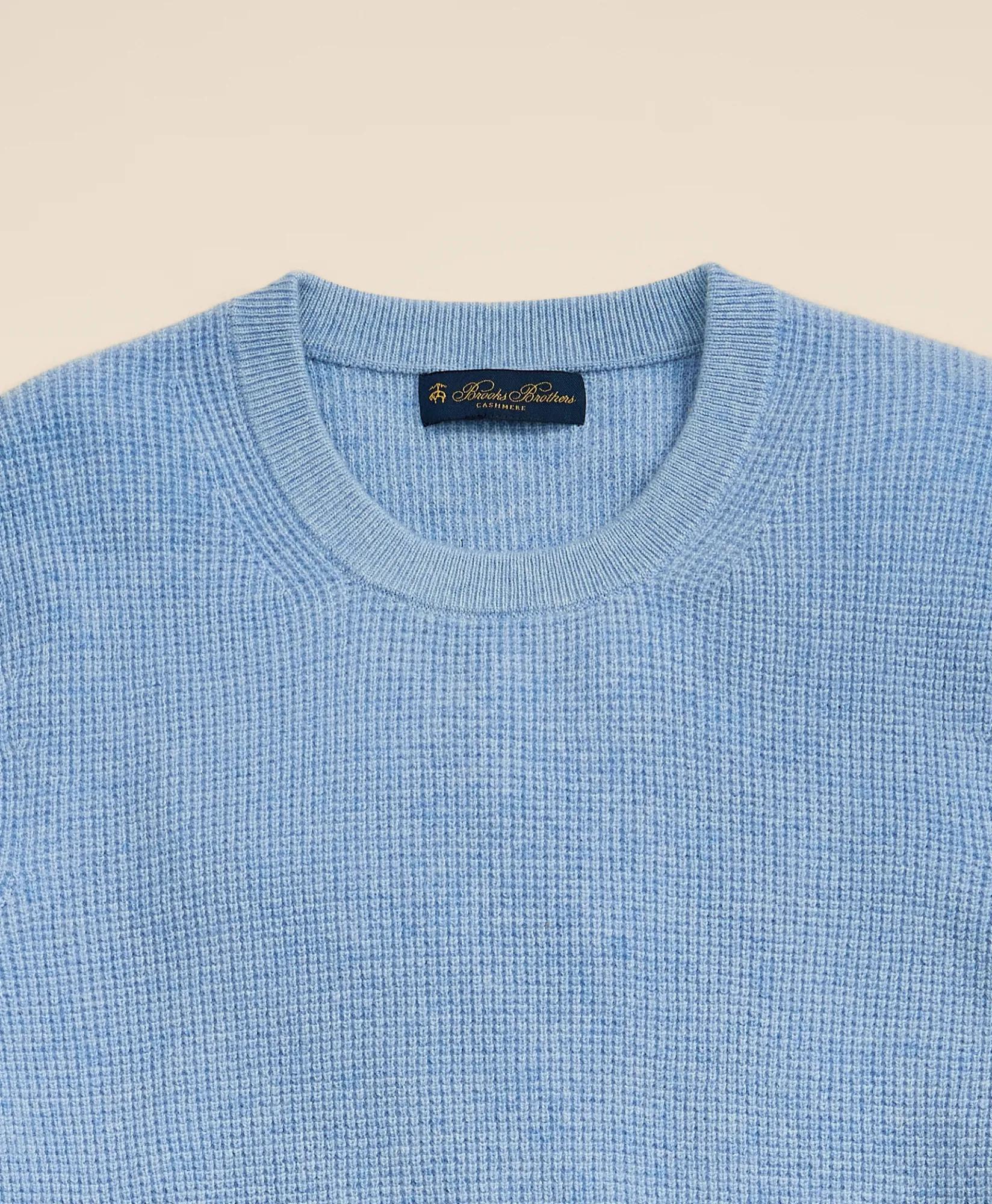 Cashmere Waffle-Knit Sweater, image 2