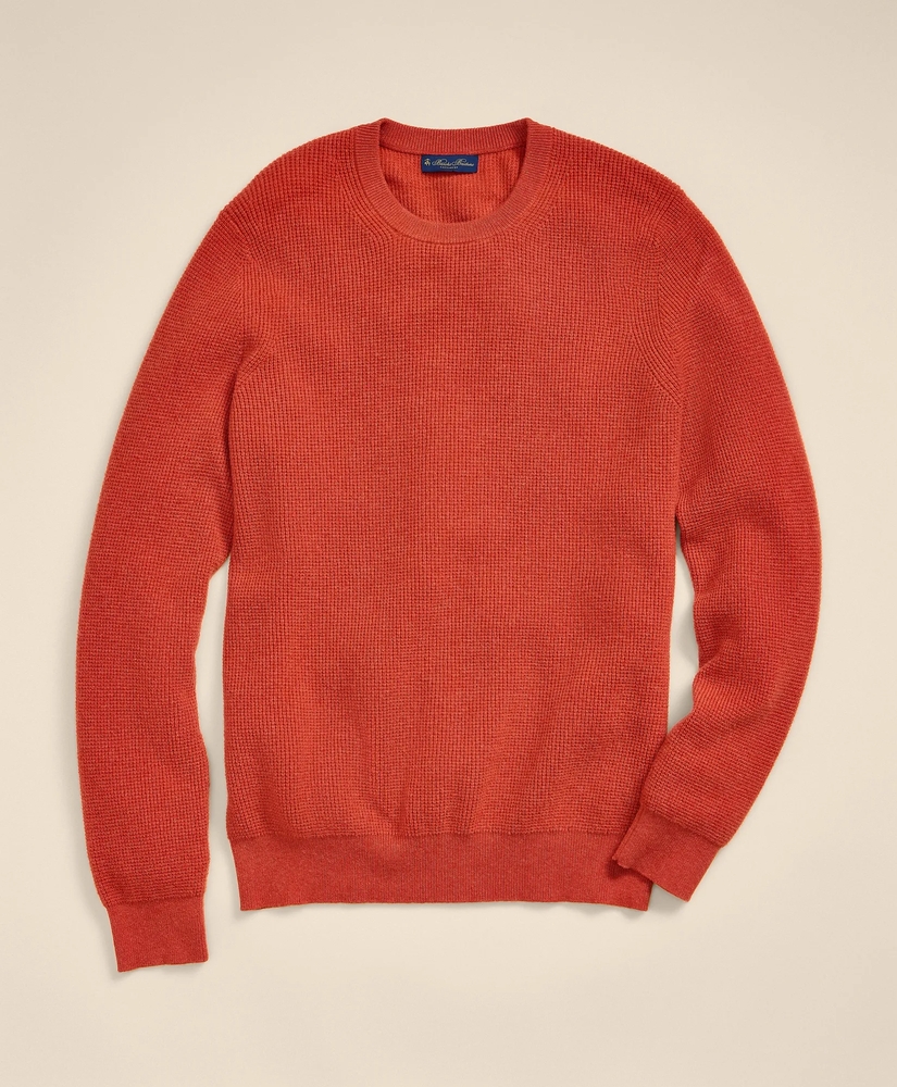 Cashmere Waffle-Knit Sweater, image 2