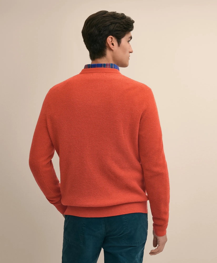 Cashmere Waffle-Knit Sweater, image 4
