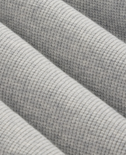 Cashmere Waffle-Knit Quarter-Zip Sweater, image 3