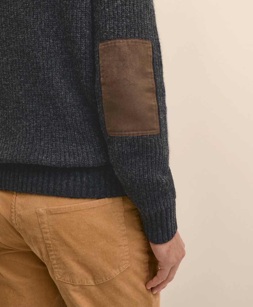 Lambswool English-Rib Military Sweater, image 5
