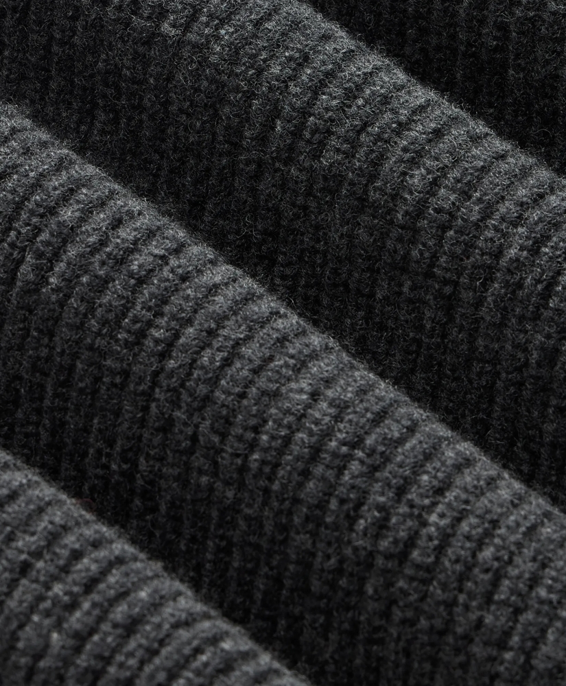 Lambswool English-Rib Military Sweater, image 8