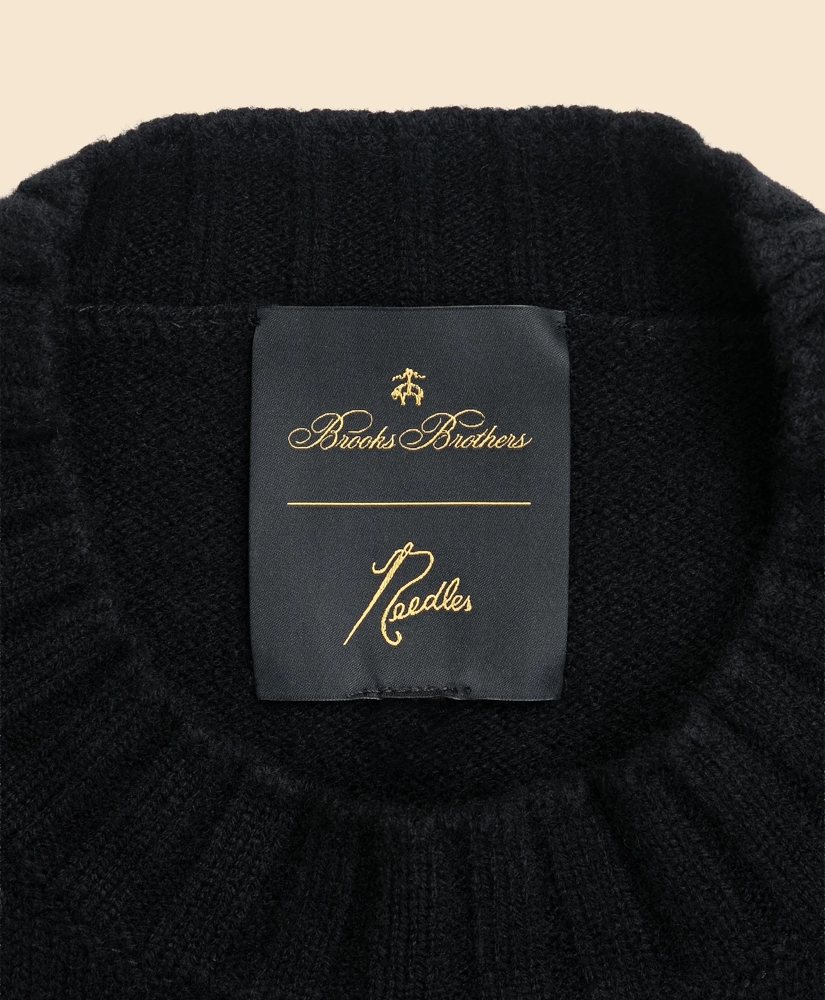 Brooks Brothers x NEEDLES Lambswool Mock Neck Sweater, image 4