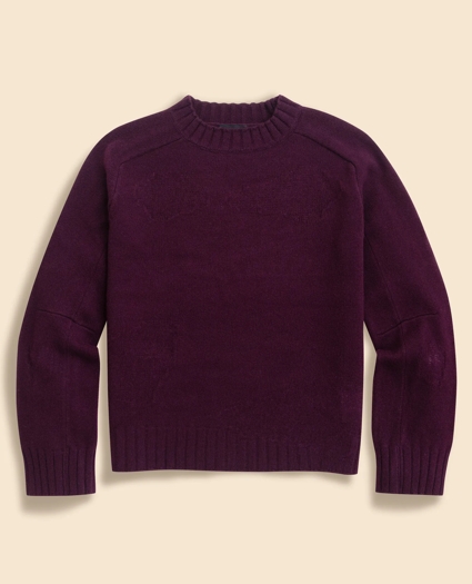 Brooks Brothers x NEEDLES Lambswool Mock Neck Sweater, image 1