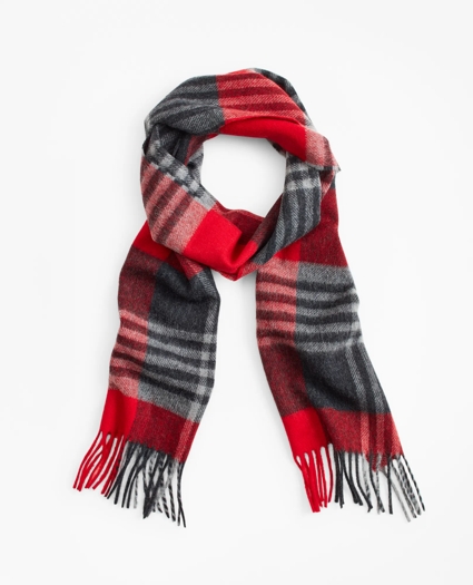 Red Tartan Scarf, image 1