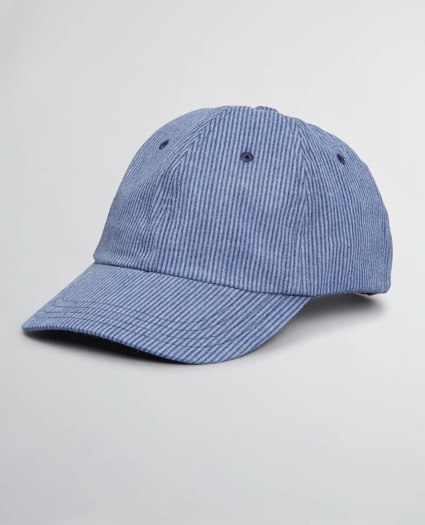 Seersucker Baseball Cap, image 1