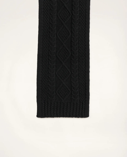 Aran Cable Knit Scarf, image 2