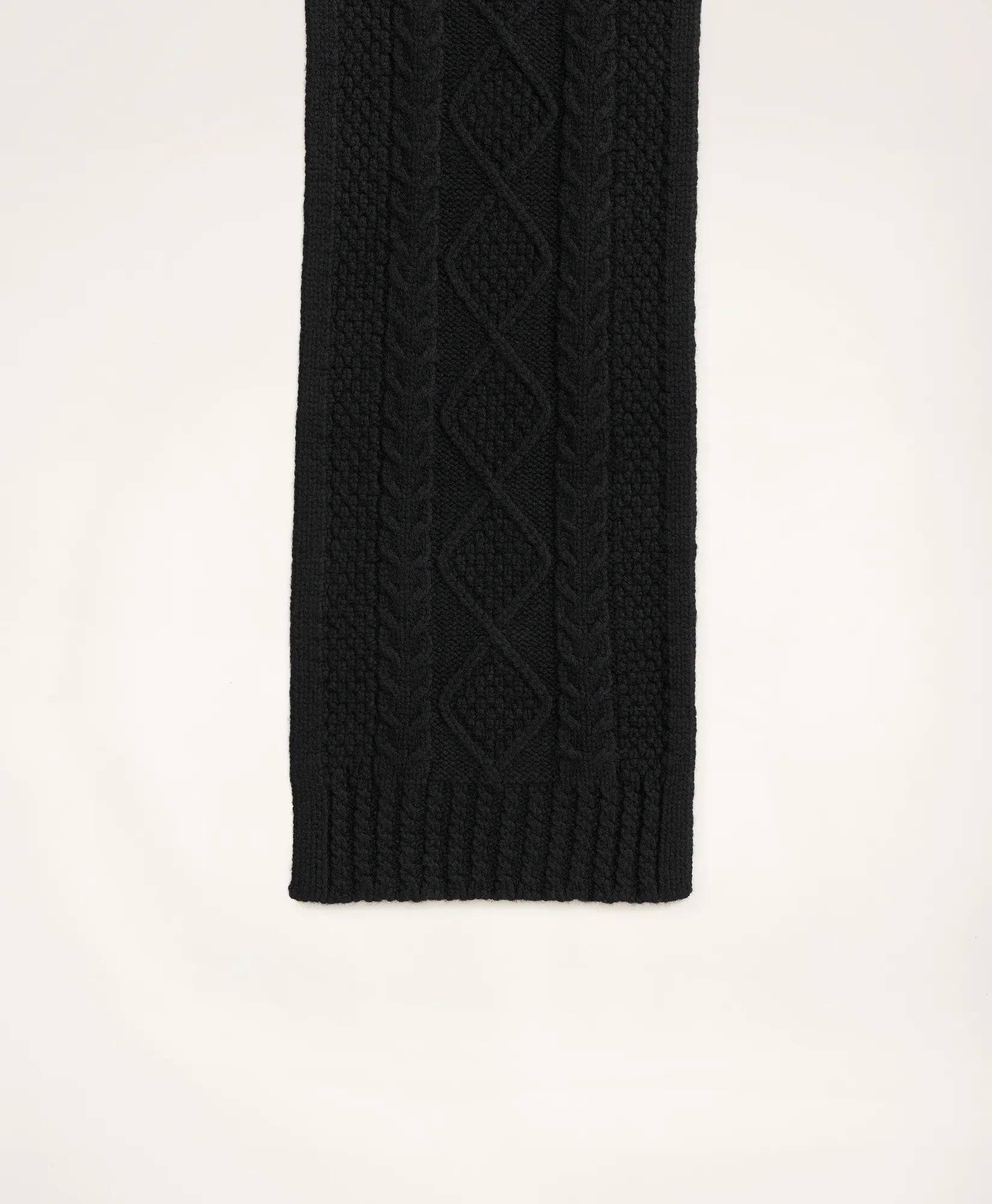 Aran Cable Knit Scarf, image 2