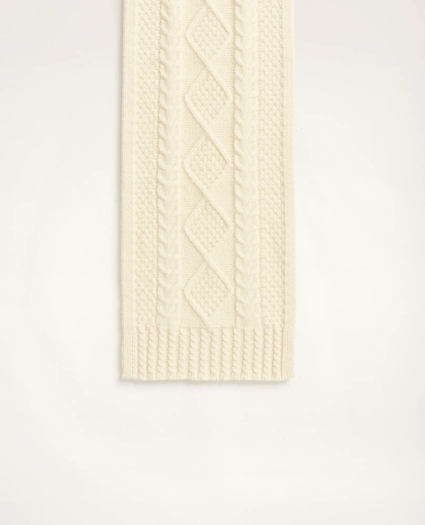 Aran Cable Knit Scarf, image 2