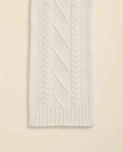 Aran Cable Knit Scarf, image 2