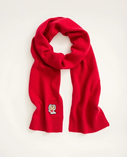 Year of the Tiger Knit Wool Scarf, image 1