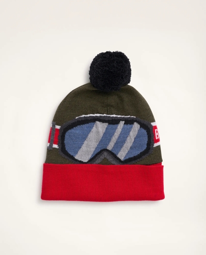 Brooks Brothers x SPYDER Ski Goggles Pom Beanie