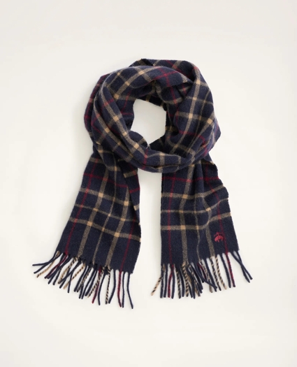 Brooks Brothers Signature Tattersall Scarf, image 1