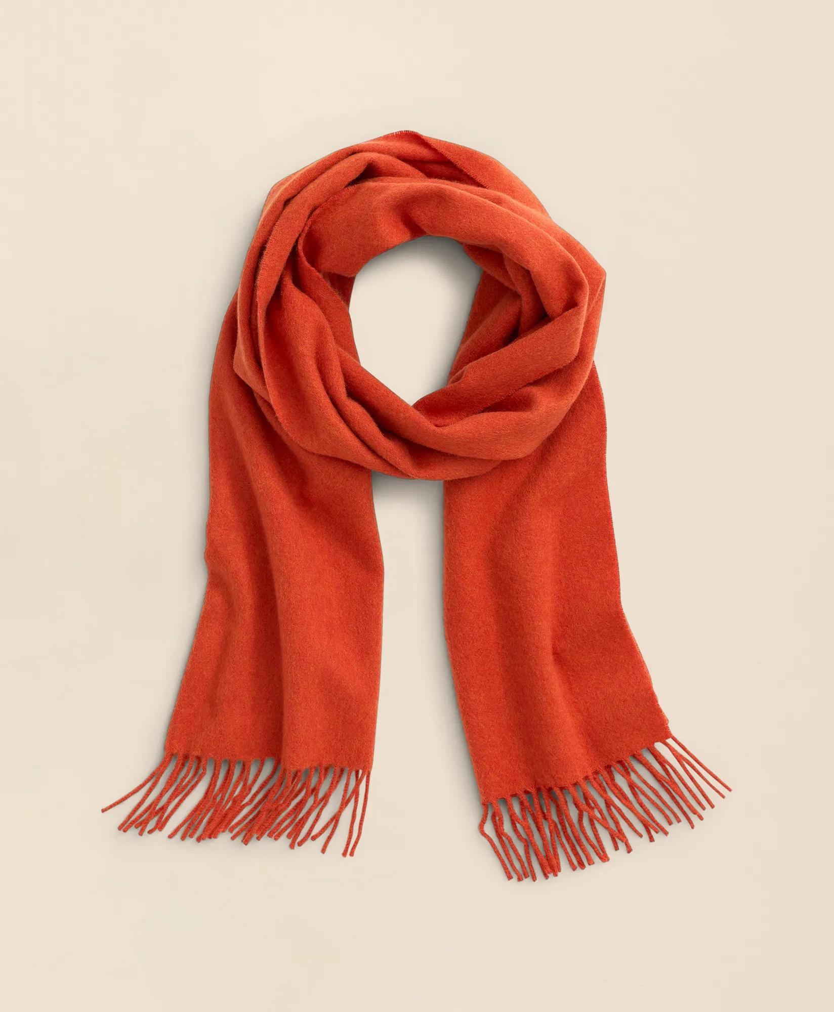 Cashmere Fringed Scarf, image 1