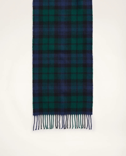 Lambswool Black Watch Tartan Scarf, image 2