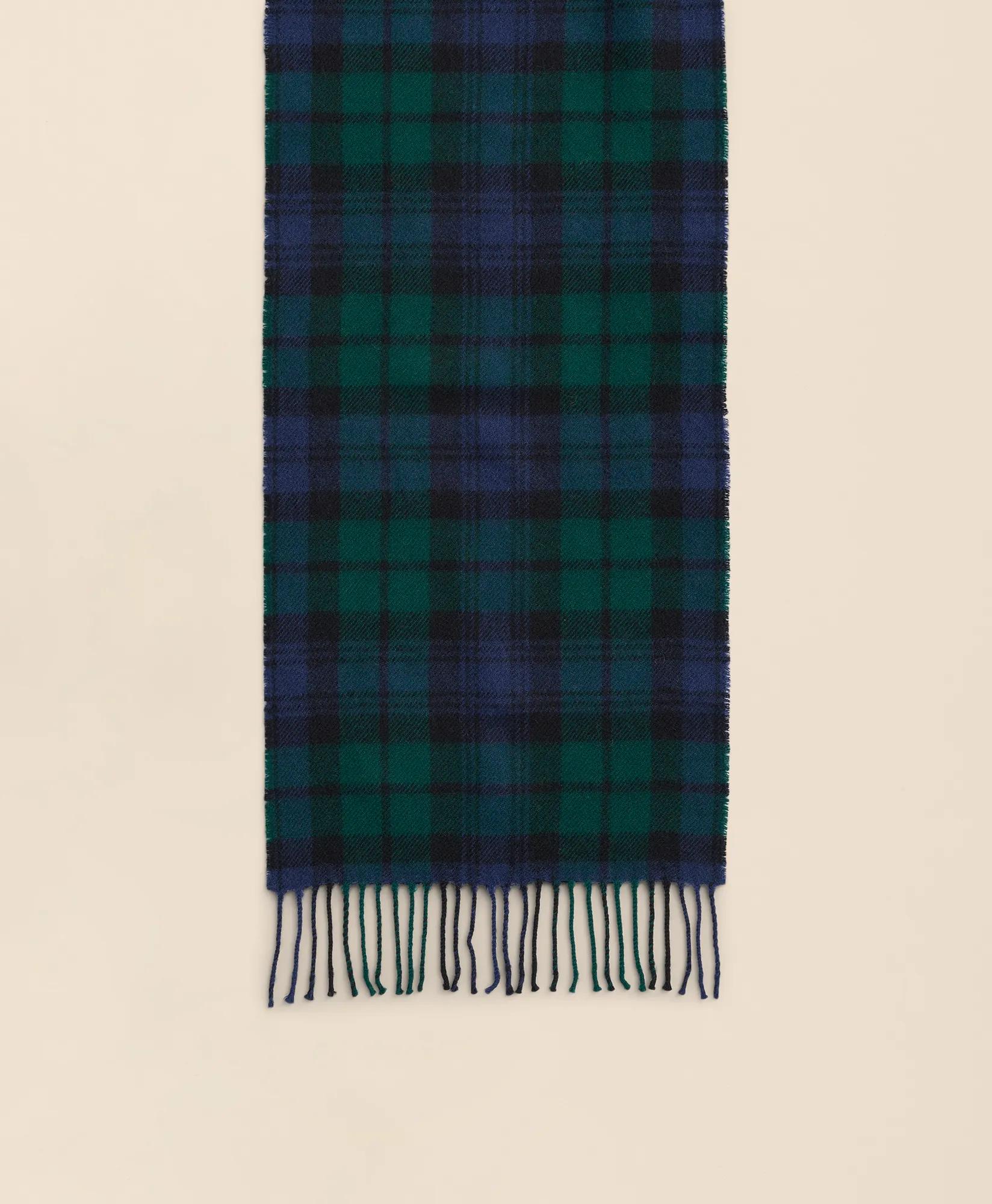 Lambswool Black Watch Tartan Scarf, image 2