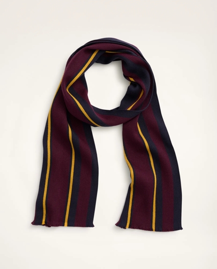 Lambswool Striped Scarf, image 1