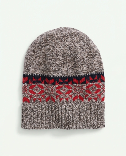 Merino Wool Snowflake Beanie