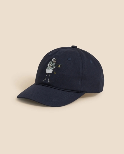 Brooks Brothers X Prince Cotton Embroidered Henry Baseball Cap, image 1