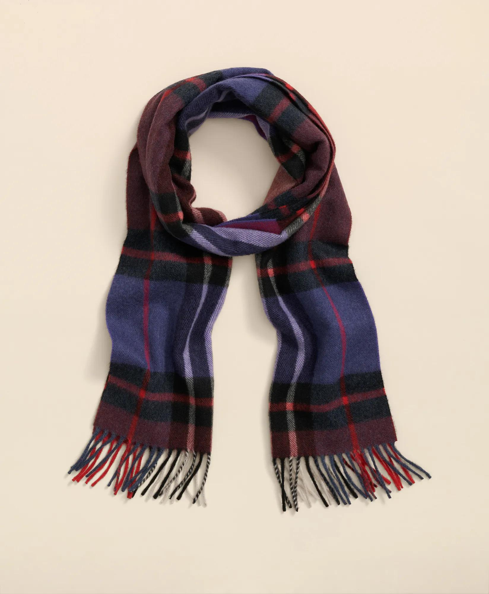 Cashmere Tartan Scarf, image 1