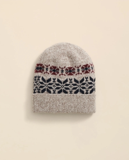 Wool-Cashmere Archive Jacquard Beanie Hat