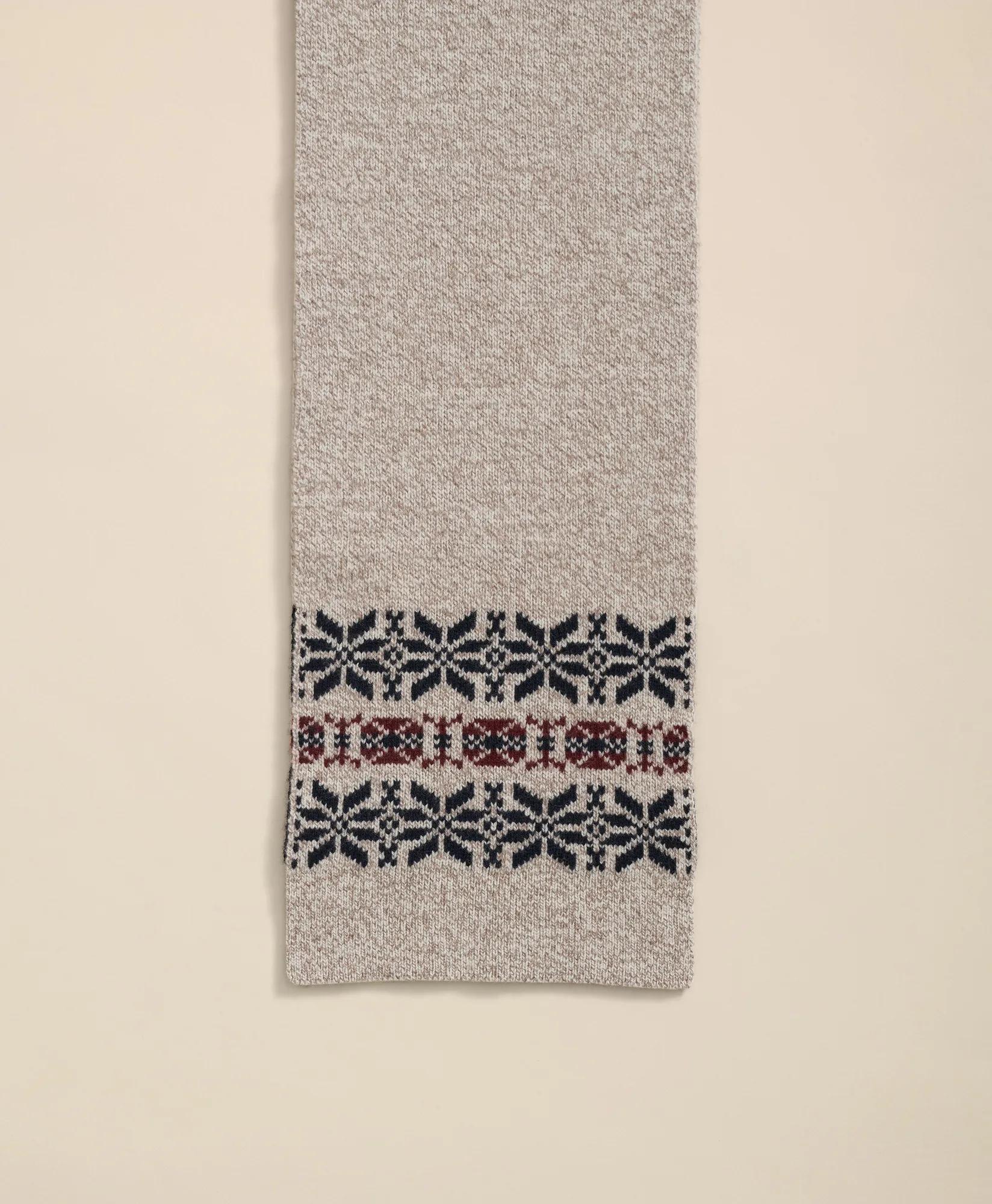 Wool-Cashmere Archive Jacquard Scarf, image 2