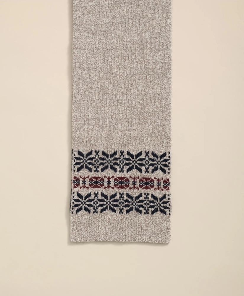 Wool-Cashmere Archive Jacquard Scarf