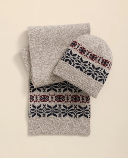 Wool-Cashmere Archive Jacquard Scarf, image 3