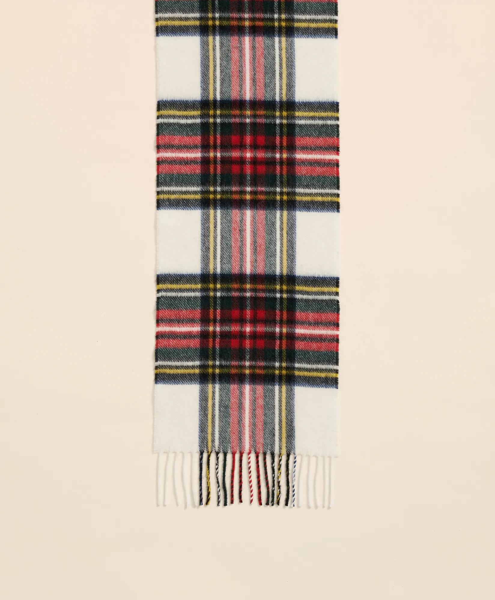 Merino Wool Tartan Scarf, image 2