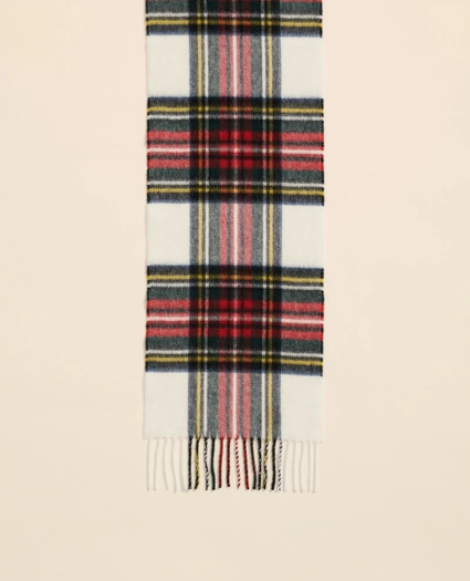 Merino Wool Tartan Scarf, image 2
