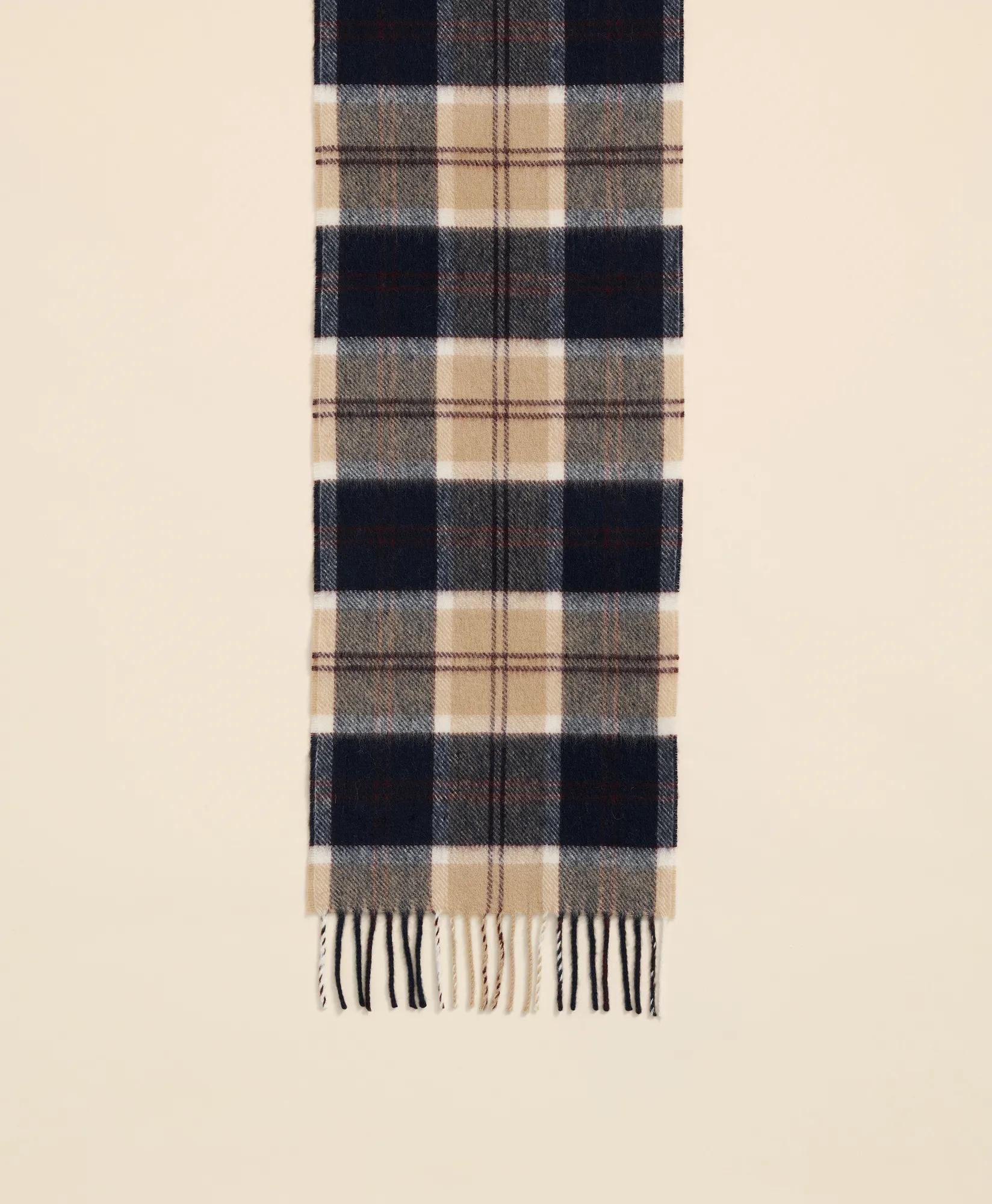 Merino Wool Tartan Scarf, image 2