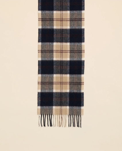Merino Wool Tartan Scarf, image 2