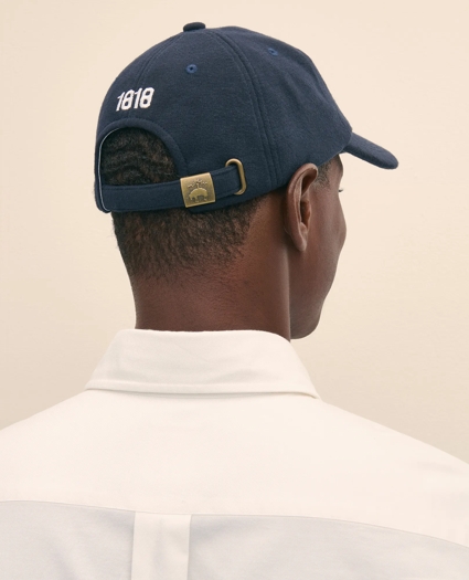 Brooks Brothers X PEANUTS Cotton Graphic Snoopy French Terry Baseball Cap, image 4