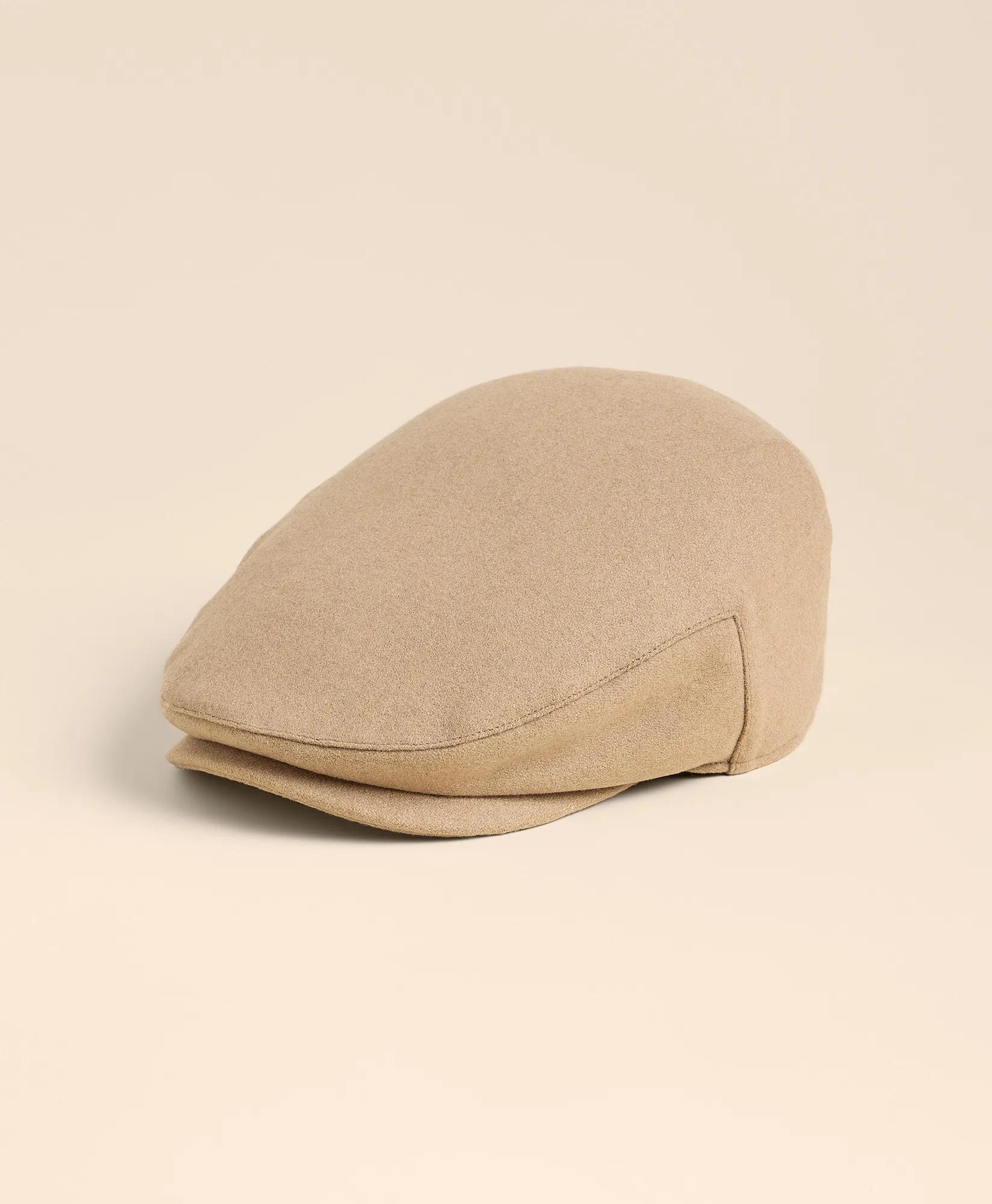 Brushed Wool Driving Cap, image 1