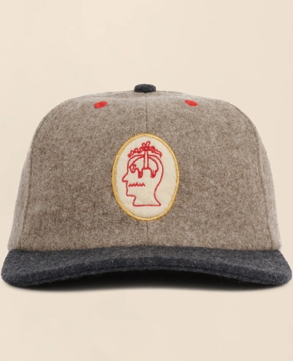 Brooks Brothers x Brain Dead Wool Blend Emblem Baseball Hat, image 1