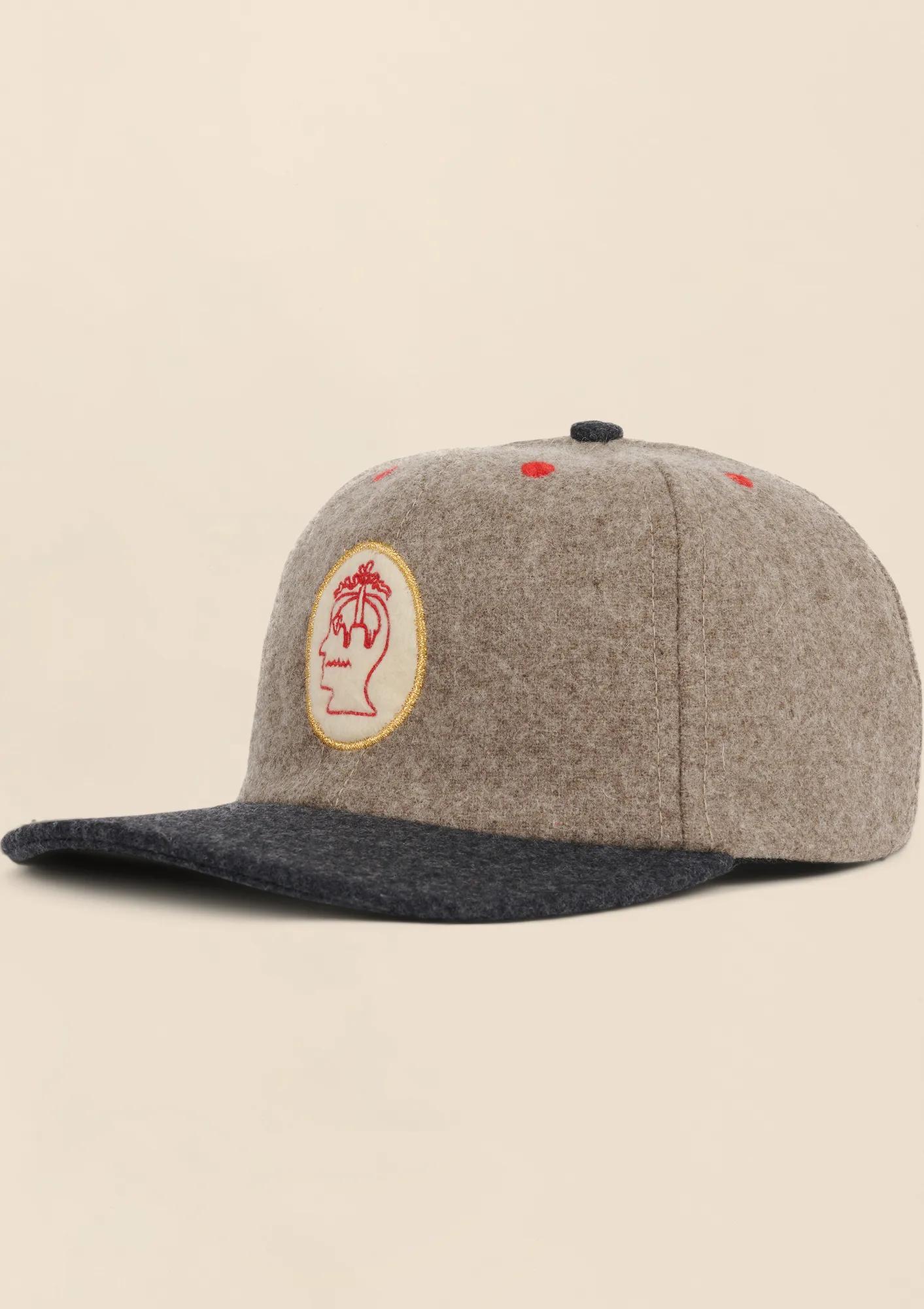 Brooks Brothers x Brain Dead Wool Blend Emblem Baseball Hat, image 2