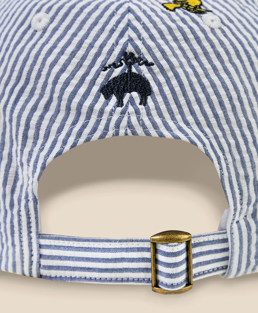 Brooks Brothers x PEANUTS Seersucker Baseball Cap, image 3