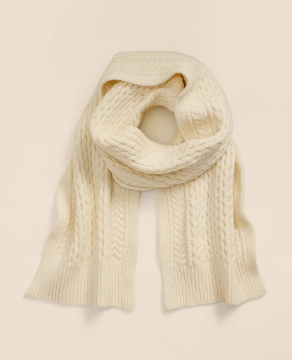 Merino Wool Aran Scarf