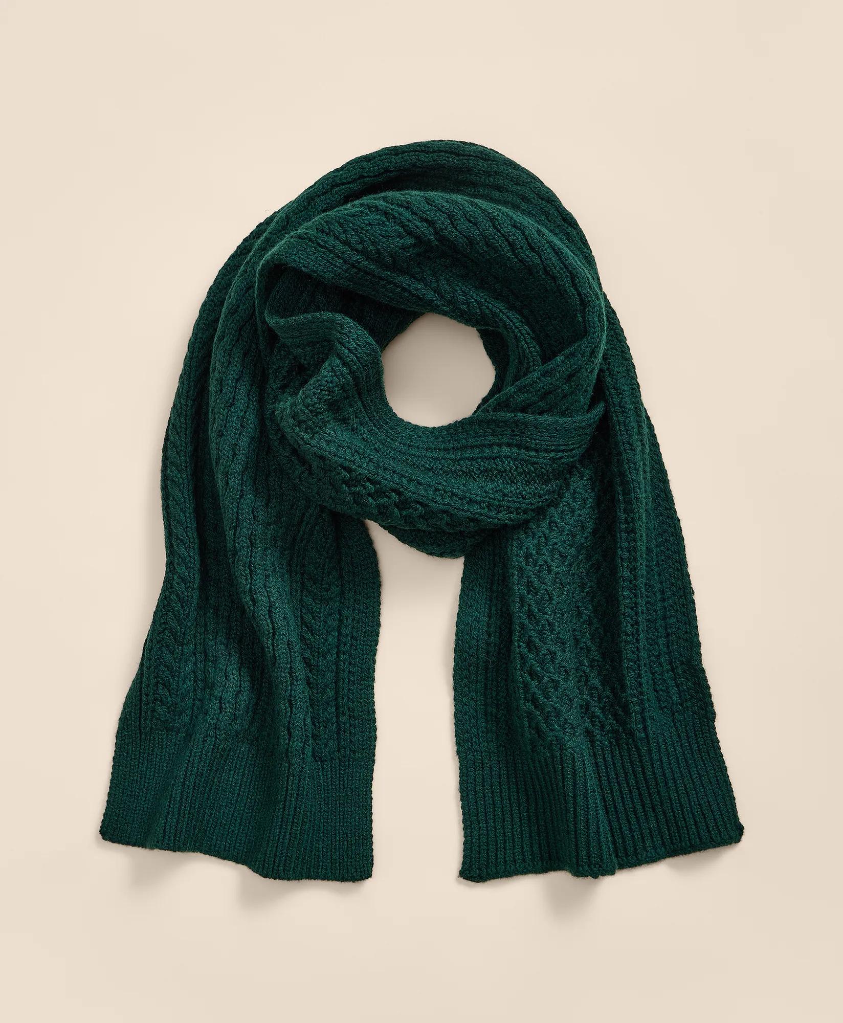 Merino Wool Aran Scarf, image 1