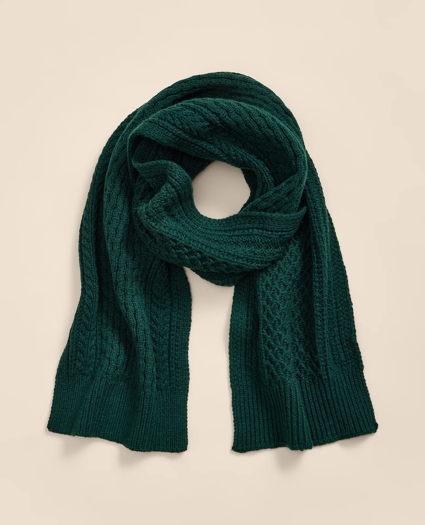 Merino Wool Aran Scarf