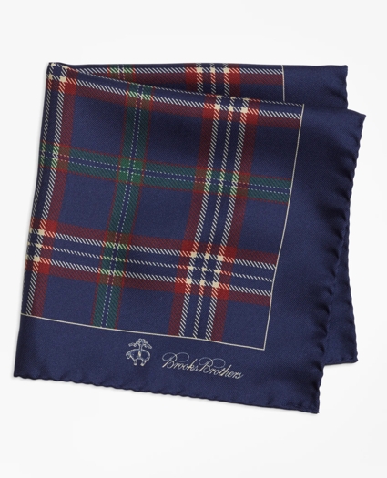 Signature Tartan Pocket Square, image 1